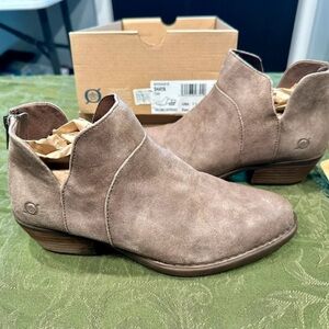 Born Light Brown Ankle Booties